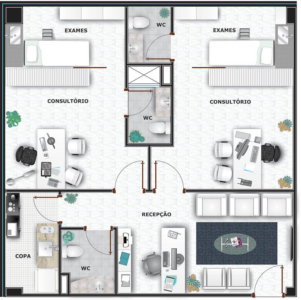 Projeto comercial Edifício Corporate